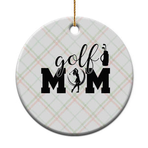 Proud Golf Mom Lifestyle Ceramic Ornament Sports Gift Idea TS12 1pc Christmas Plaid Print Your Wear
