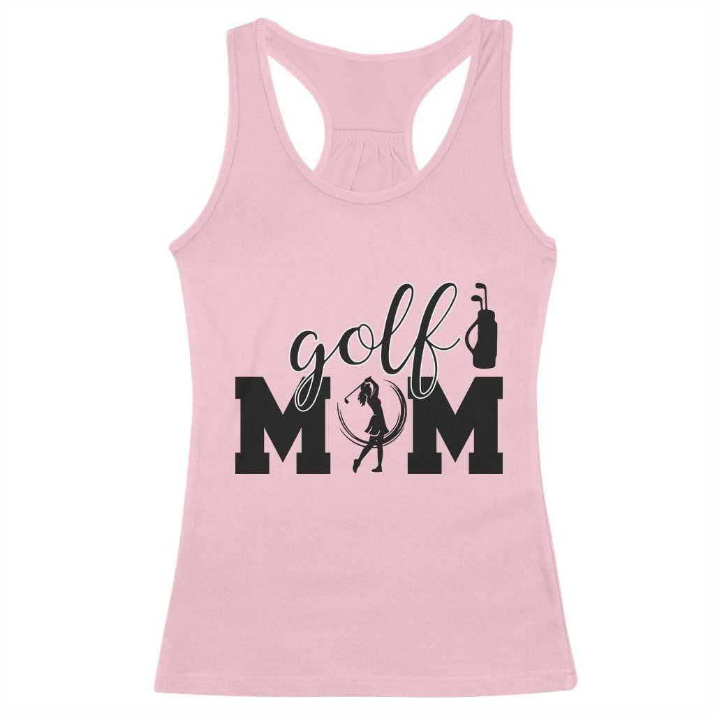Proud Golf Mom Lifestyle Racerback Tank Top Sports Gift Idea TS12 Light Pink Print Your Wear