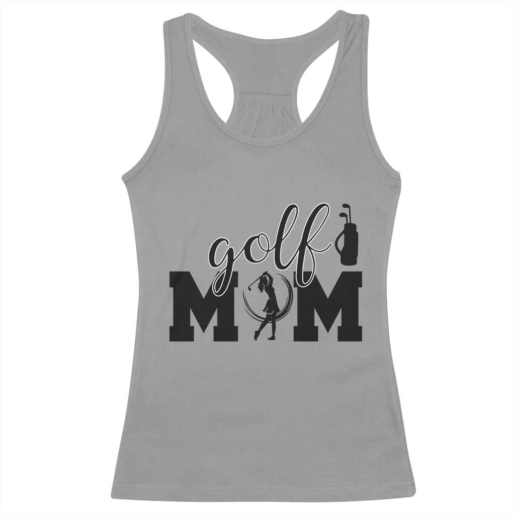 Proud Golf Mom Lifestyle Racerback Tank Top Sports Gift Idea TS12 Sport Gray Print Your Wear