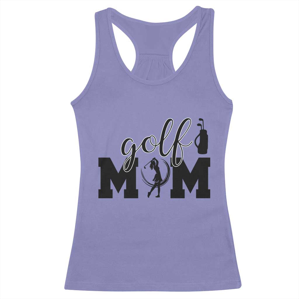 Proud Golf Mom Lifestyle Racerback Tank Top Sports Gift Idea TS12 Violet Print Your Wear