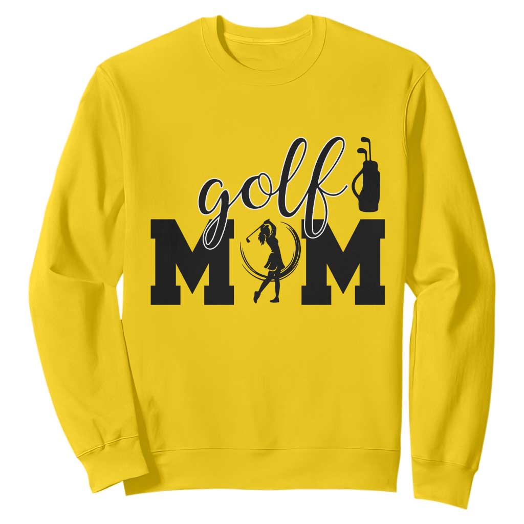 Proud Golf Mom Lifestyle Sweatshirt Sports Gift Idea TS12 Daisy Print Your Wear