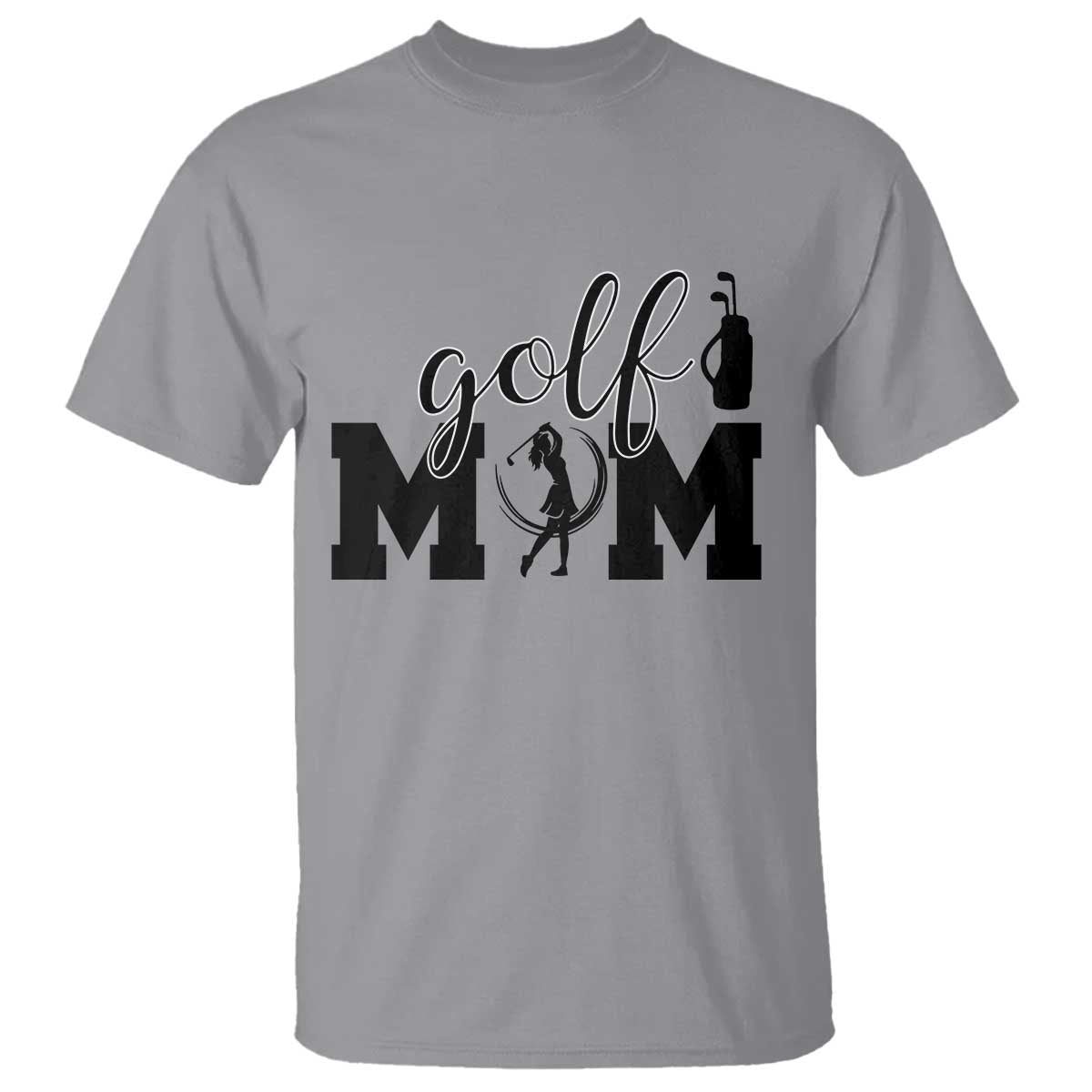 Proud Golf Mom Lifestyle T Shirt Sports Gift Idea TS12 Sport Gray Print Your Wear