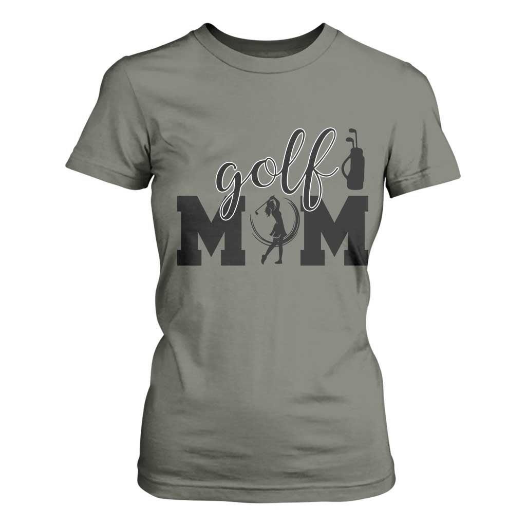 Proud Golf Mom Lifestyle T Shirt For Women Sports Gift Idea TS12 Military Green Print Your Wear