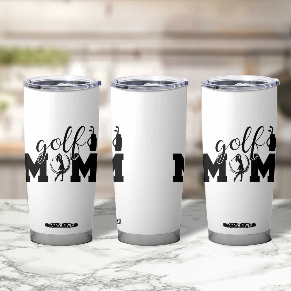 Proud Golf Mom Lifestyle Tumbler Cup Sports Gift Idea TS12 Print Your Wear