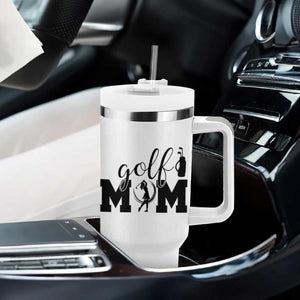 Proud Golf Mom Lifestyle Tumbler With Handle Sports Gift Idea - Print Your Wear