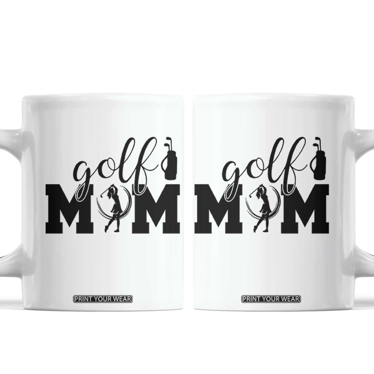 Proud Golf Mom Lifestyle Coffee Mug Sports Gift Idea TS12 White Print Your Wear