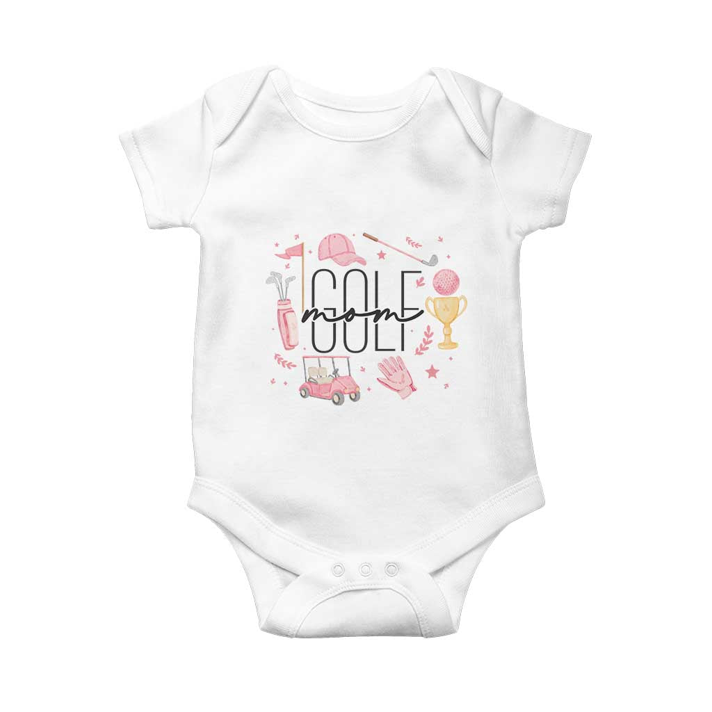 Golf Mom Life Proud Baby Onesie Sports Lover Gift TS12 White Print Your Wear