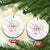 Golf Mom Life Proud Ceramic Ornament Sports Lover Gift TS12 1pc White Marble Print Your Wear