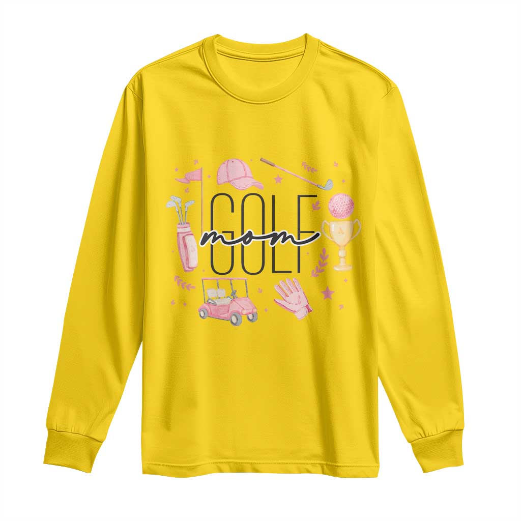 Golf Mom Life Proud Long Sleeve Shirt Sports Lover Gift TS12 Daisy Print Your Wear