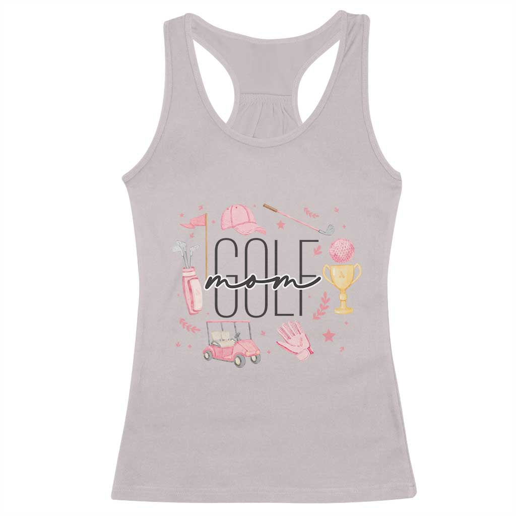 Golf Mom Life Proud Racerback Tank Top Sports Lover Gift TS12 Ice Gray Print Your Wear