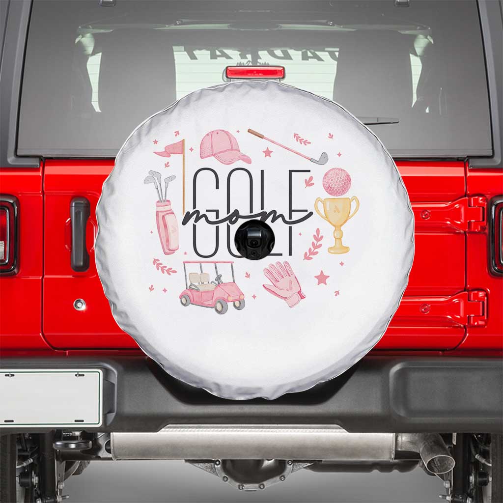 Golf Mom Life Proud Spare Tire Cover Sports Lover Gift TS12 White Print Your Wear