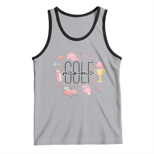 Golf Mom Life Proud Tank Top Sports Lover Gift TS12 Athletic Heather Black Print Your Wear
