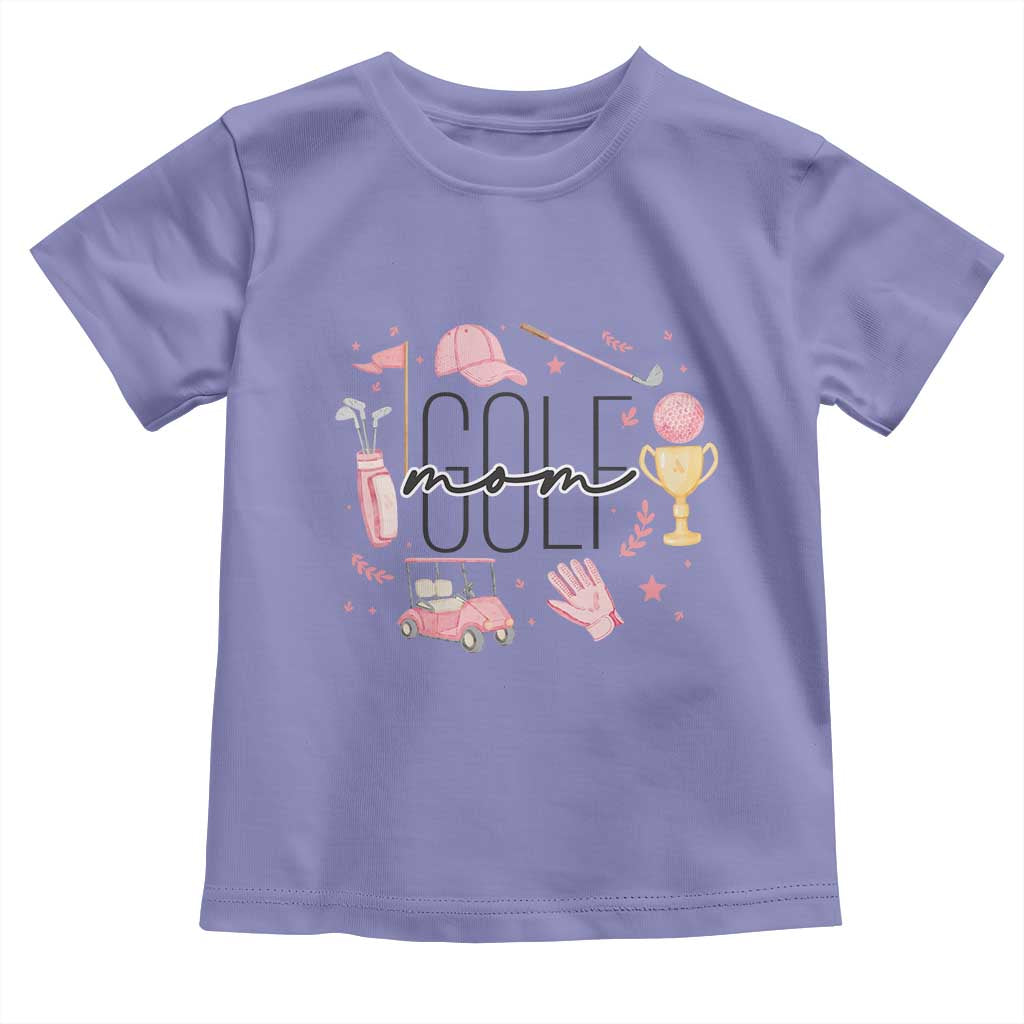 Golf Mom Life Proud Toddler T Shirt Sports Lover Gift TS12 Violet Print Your Wear