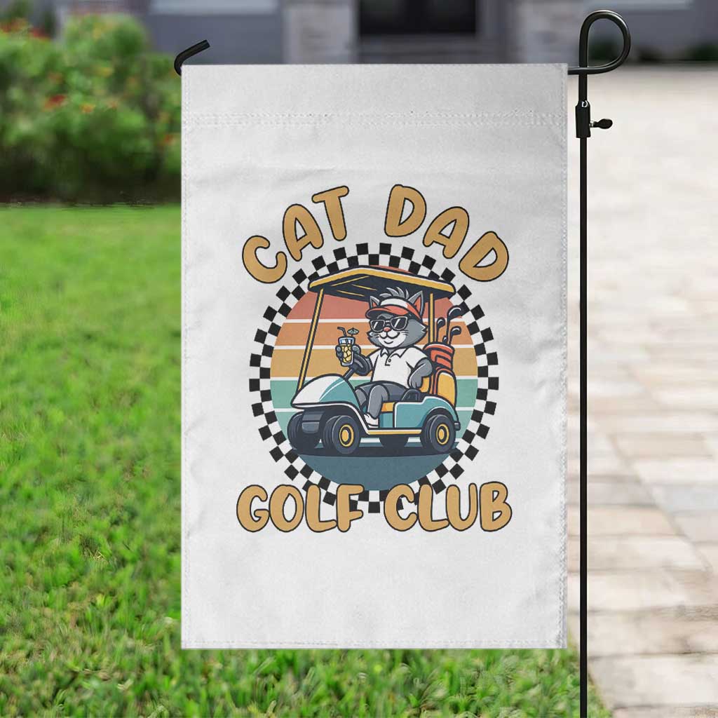 Cat Dad Golf Club Garden Flag Funny Sports Lover Gift TS12 Print Your Wear
