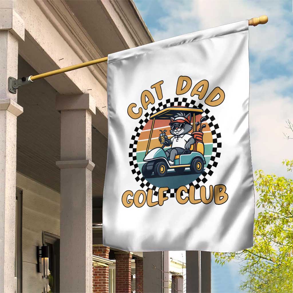 Cat Dad Golf Club Garden Flag Funny Sports Lover Gift TS12 Print Your Wear
