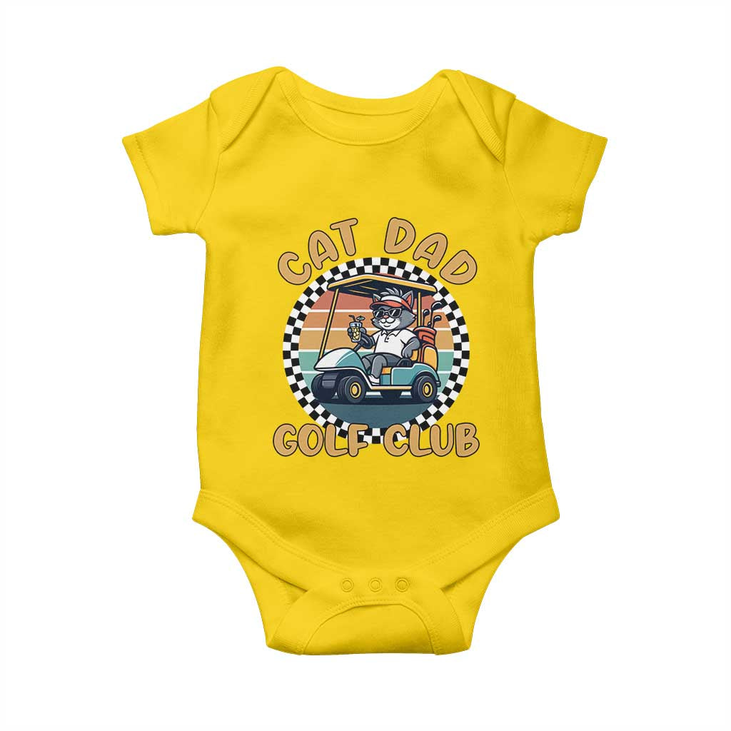 Cat Dad Golf Club Baby Onesie Funny Sports Lover Gift TS12 Daisy Print Your Wear