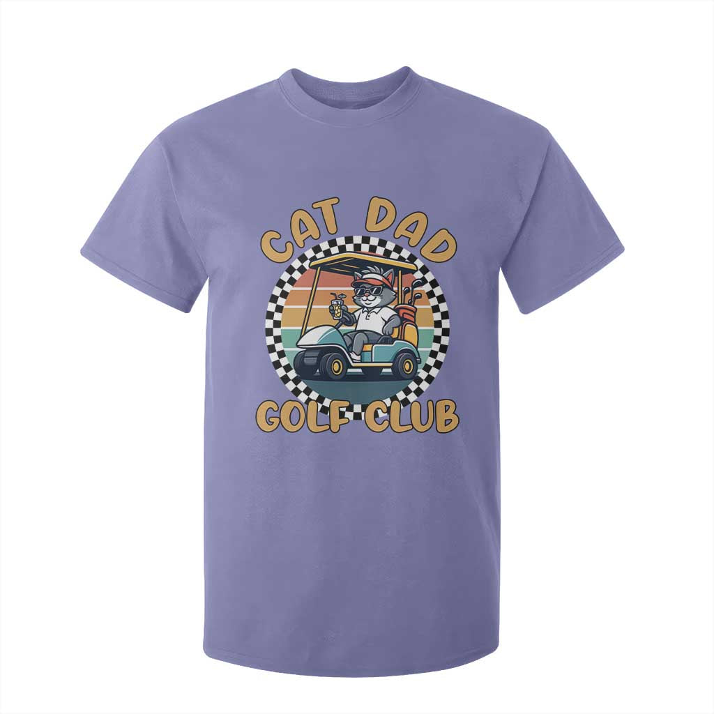 Cat Dad Golf Club T Shirt For Kid Funny Sports Lover Gift TS12 Violet Print Your Wear