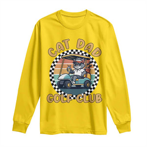 Cat Dad Golf Club Long Sleeve Shirt Funny Sports Lover Gift TS12 Daisy Print Your Wear
