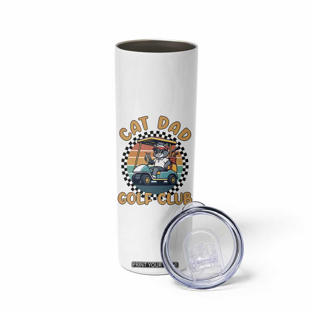 Cat Dad Golf Club Skinny Tumbler Funny Sports Lover Gift TS12 Print Your Wear
