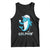 Golphin Dolphin Pun Tank Top Funny Golf Gift TS12 Black Print Your Wear