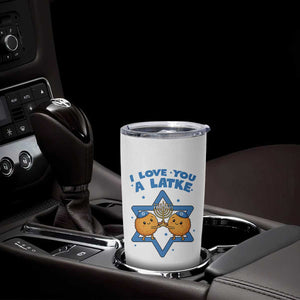 Funny Hanukkah Tumbler Cup I Love You A Latke Gift TS12 Print Your Wear