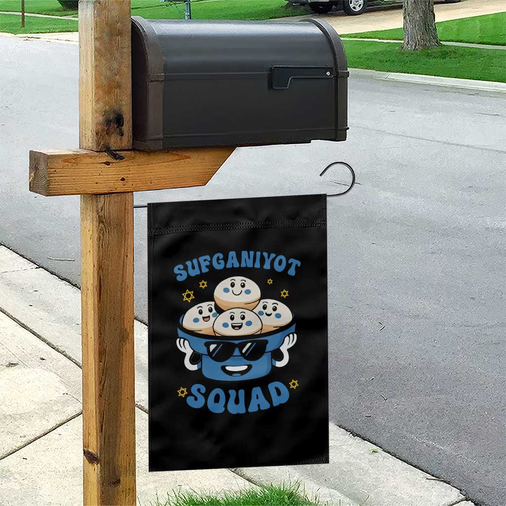 Hanukkah Sufganiyot Squad Garden Flag Funny Jelly Donut Jewish Gift TS12 Print Your Wear
