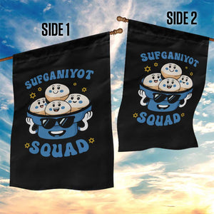 Hanukkah Sufganiyot Squad Garden Flag Funny Jelly Donut Jewish Gift TS12 Print Your Wear