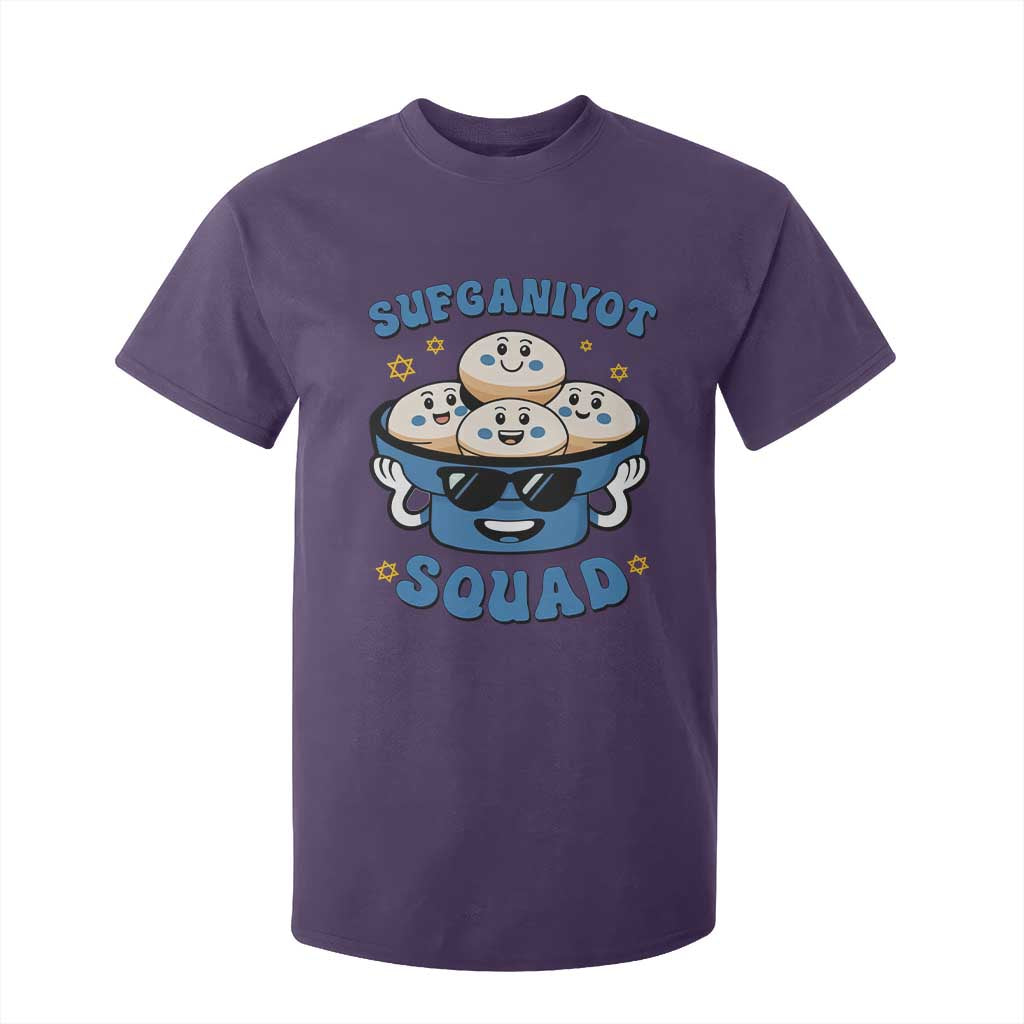 Hanukkah Sufganiyot Squad T Shirt For Kid Funny Jelly Donut Jewish Gift TS12 Purple Print Your Wear