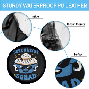 Hanukkah Sufganiyot Squad Spare Tire Cover Funny Jelly Donut Jewish Gift TS12 Print Your Wear