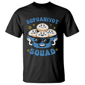 Hanukkah Sufganiyot Squad T Shirt Funny Jelly Donut Jewish Gift TS12 Black Print Your Wear