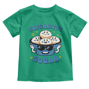 Hanukkah Sufganiyot Squad Toddler T Shirt Funny Jelly Donut Jewish Gift TS12 Irish Green Print Your Wear