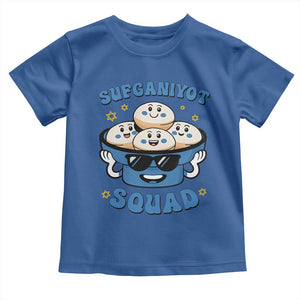 Hanukkah Sufganiyot Squad Toddler T Shirt Funny Jelly Donut Jewish Gift TS12 Royal Blue Print Your Wear