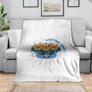 Funny Hanukkah Sufganiyah Jelly Donut Squad Gift Throw Blanket TS12 Print Your Wear