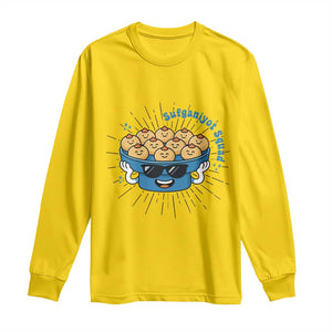 Funny Hanukkah Sufganiyah Jelly Donut Squad Gift Long Sleeve Shirt TS12 Daisy Print Your Wear