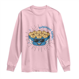Funny Hanukkah Sufganiyah Jelly Donut Squad Gift Long Sleeve Shirt TS12 Light Pink Print Your Wear