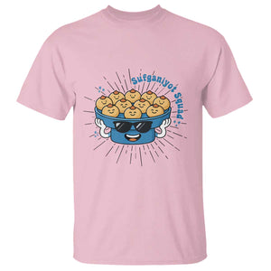 Funny Hanukkah Sufganiyah Jelly Donut Squad Gift T Shirt TS12 Light Pink Print Your Wear