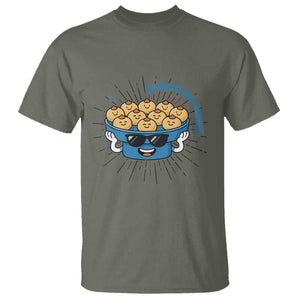 Funny Hanukkah Sufganiyah Jelly Donut Squad Gift T Shirt TS12 Military Green Print Your Wear