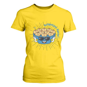 Funny Hanukkah Sufganiyah Jelly Donut Squad Gift T Shirt For Women TS12 Daisy Print Your Wear