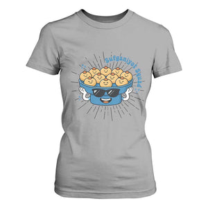 Funny Hanukkah Sufganiyah Jelly Donut Squad Gift T Shirt For Women TS12 Sport Gray Print Your Wear