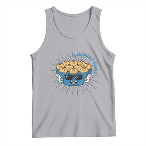 Funny Hanukkah Sufganiyah Jelly Donut Squad Gift Tank Top TS12 Athletic Heather Print Your Wear