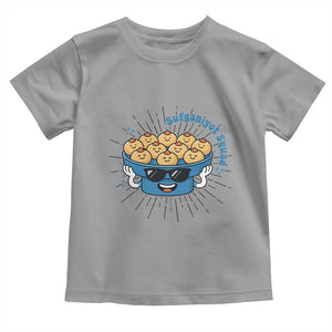 Funny Hanukkah Sufganiyah Jelly Donut Squad Gift Toddler T Shirt TS12 Sport Gray Print Your Wear