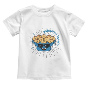 Funny Hanukkah Sufganiyah Jelly Donut Squad Gift Toddler T Shirt TS12 White Print Your Wear