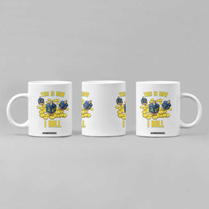 Funny Hanukkah Dreidel Coffee Mug This Is How I Roll Gift TS12 Print Your Wear