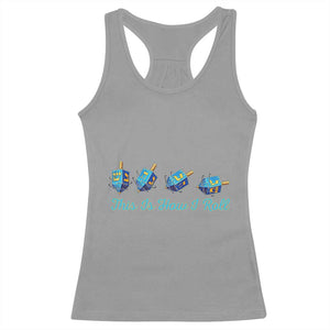 Hanukkah Dreidel Racerback Tank Top This Is How I Roll Jewish Holiday Gift TS12 Sport Gray Print Your Wear