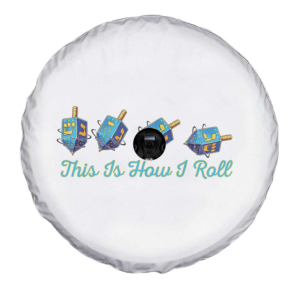 Hanukkah Dreidel Spare Tire Cover This Is How I Roll Jewish Holiday Gift TS12 Print Your Wear