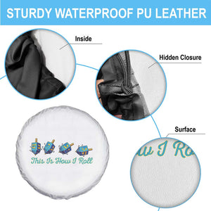 Hanukkah Dreidel Spare Tire Cover This Is How I Roll Jewish Holiday Gift TS12 Print Your Wear