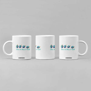 Hanukkah Dreidel Coffee Mug This Is How I Roll Jewish Holiday Gift TS12 Print Your Wear