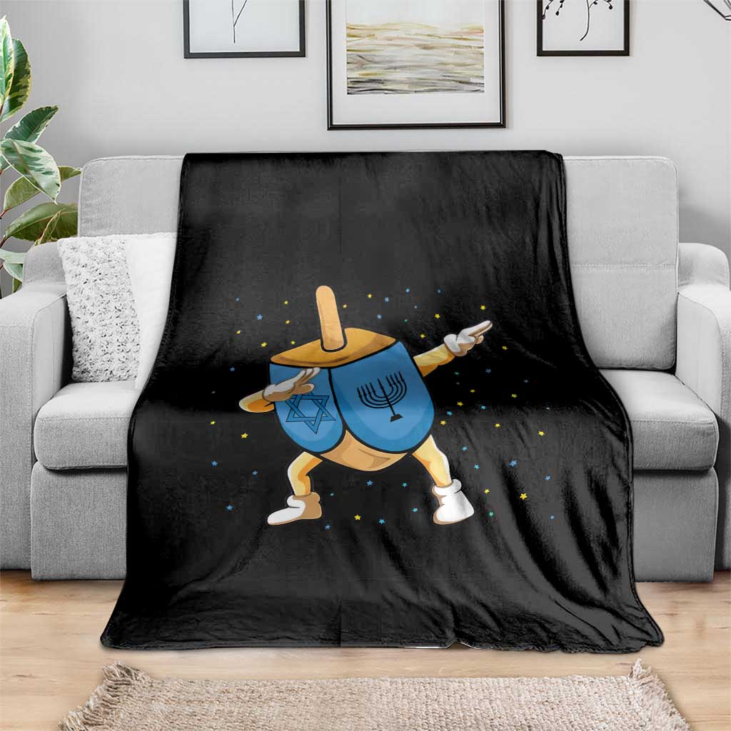 Funny Hanukkah Dreidel Dabbing Holiday Gift Throw Blanket TS12 Print Your Wear