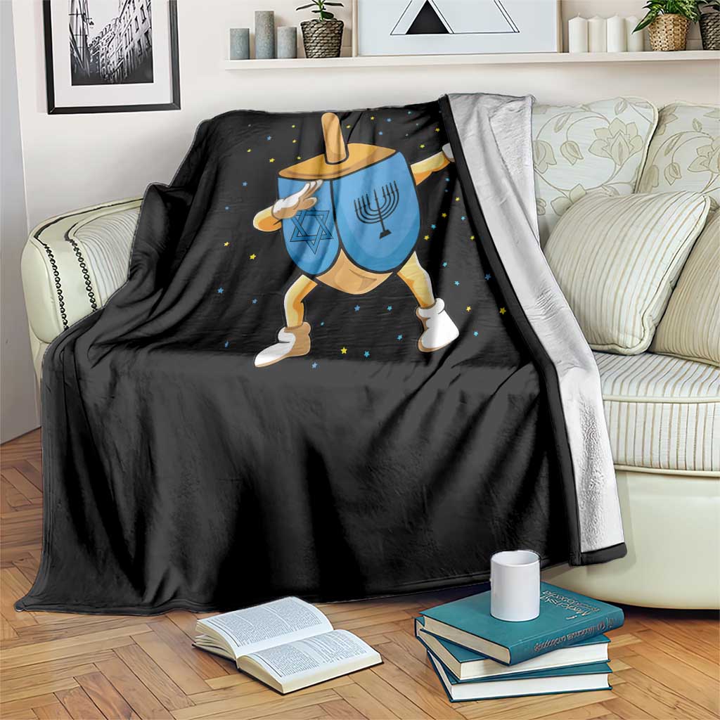 Funny Hanukkah Dreidel Dabbing Holiday Gift Throw Blanket TS12 Print Your Wear