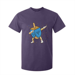 Funny Hanukkah Dreidel Dabbing Holiday Gift T Shirt For Kid TS12 Purple Print Your Wear